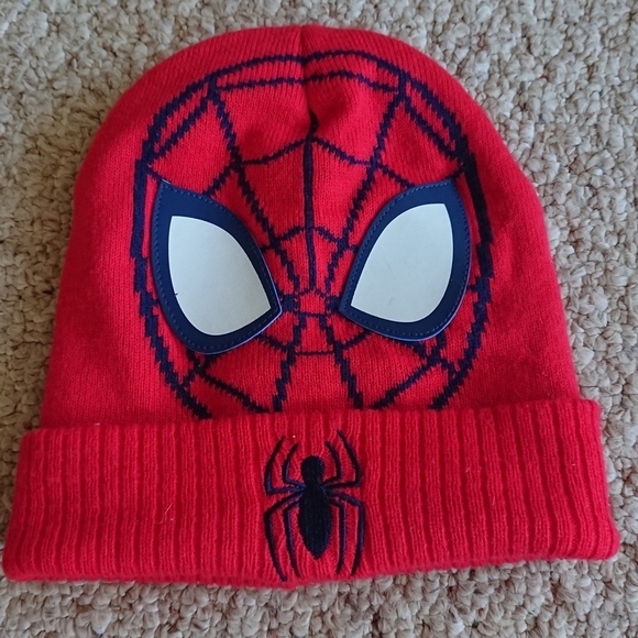 Marvel Other - Red Spider Hero Knit Beanie for Kids